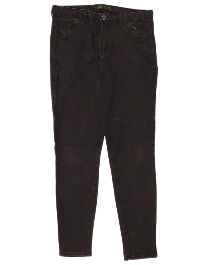 Zara Damen Skinny Jeans EU 40 Medium W30 L28 Schwarz