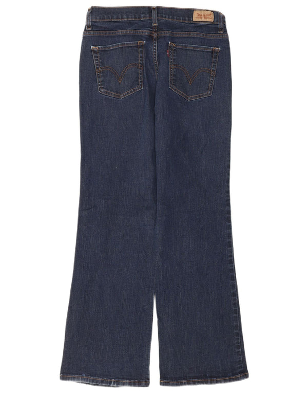 Levi's Damen 512 Perfectly Slim Bootcut Jeans W31 L30 Blaue Baumwolle