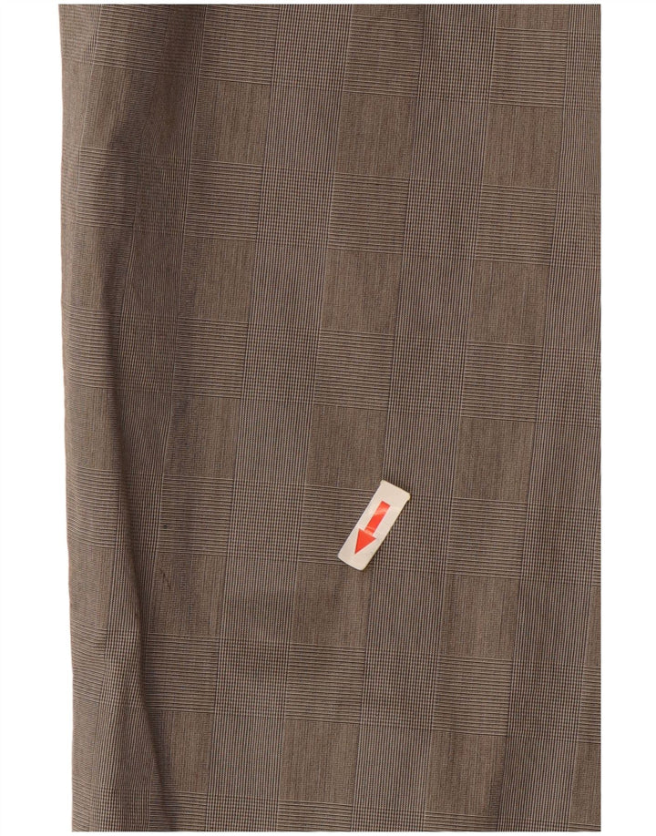 Marks & Spencer Herren Autograph Gerade Anzughose W38 L31 Grau kariert