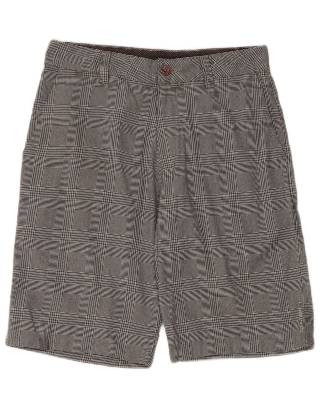 O'Neill Damen Chinoshorts W30 mittelgrau kariertes Polyester