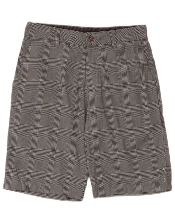 O'Neill Damen Chinoshorts W30 mittelgrau kariertes Polyester