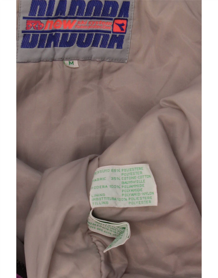 Diadora Damen-Skioverall mit Kapuze, übergroß, UK 14, Mittelviolett, Polyester