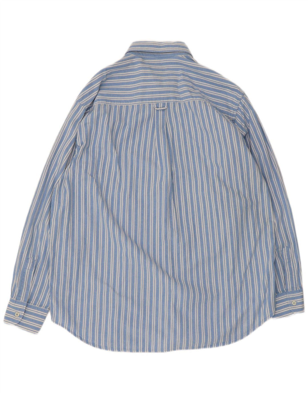 Carrera Herrenhemd XL Blau gestreift aus Baumwolle