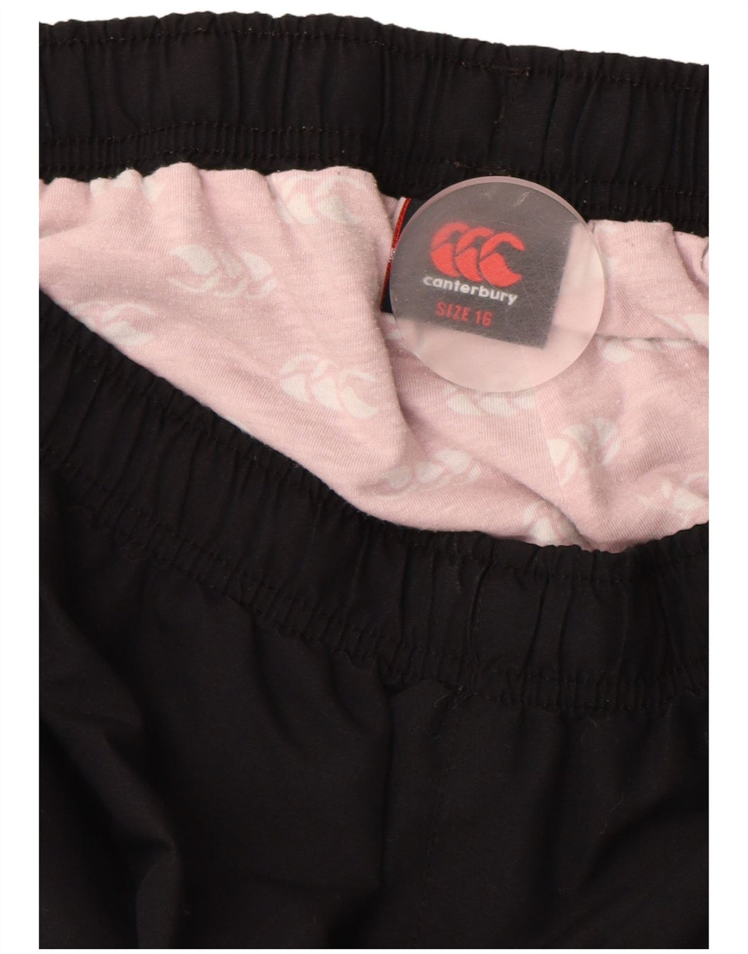 CANTERBURY Herren-Trainingshose mit Grafik, UK 16, Größe L, Schwarz, Polyester