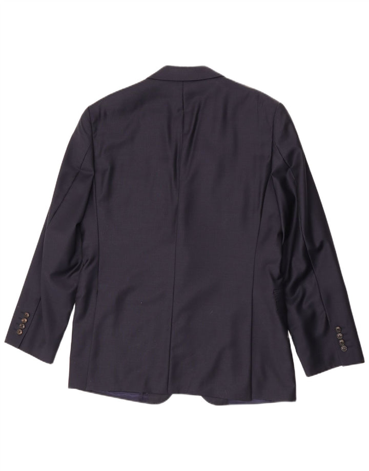Austin Reed Herren-Blazer mit 2 Knöpfen, UK 42, XL, marineblaue Wolle