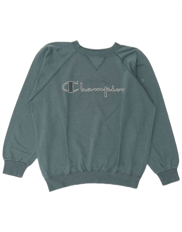 Champion Herren Grafik-Sweatshirt-Pullover Mittelgrün