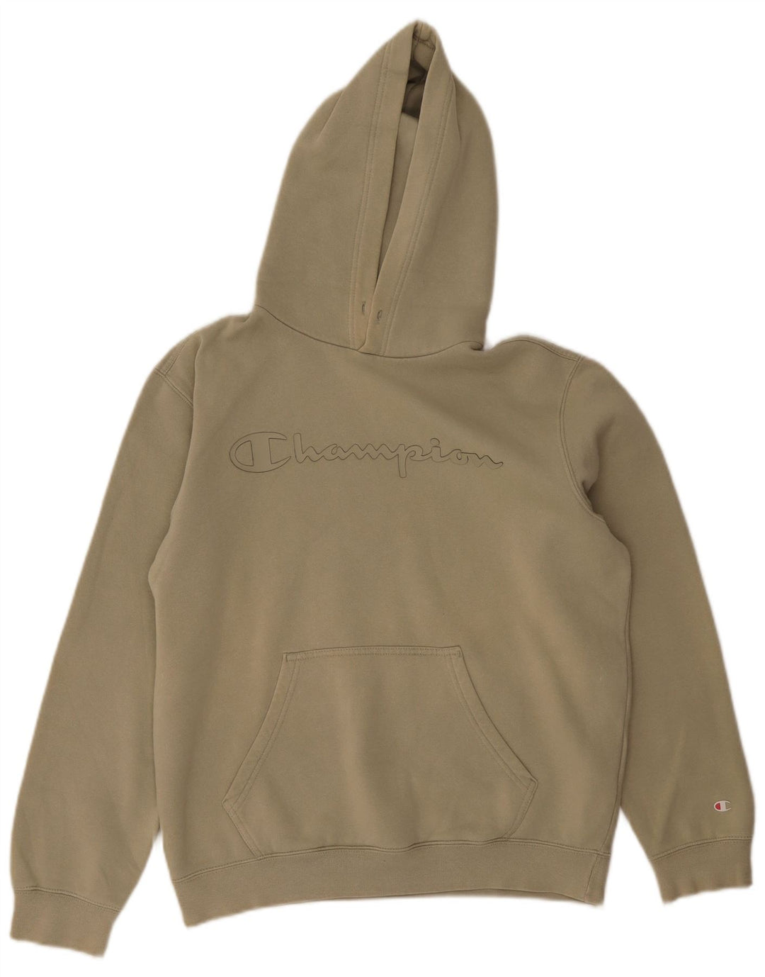 Champion Herren-Kapuzenpullover mit Grafik, mittlere Khaki-Baumwolle