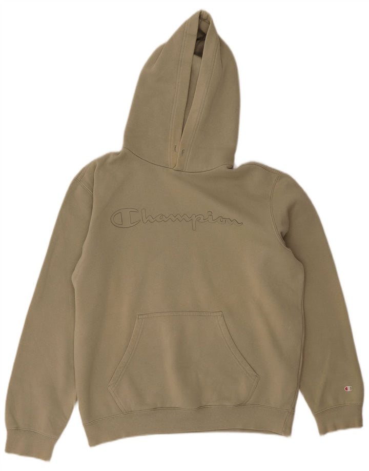 Champion Herren-Kapuzenpullover mit Grafik, mittlere Khaki-Baumwolle