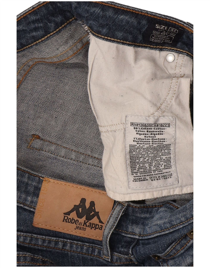 Kappa Damen Slim Jeans W31 L33 Blaue Baumwolle