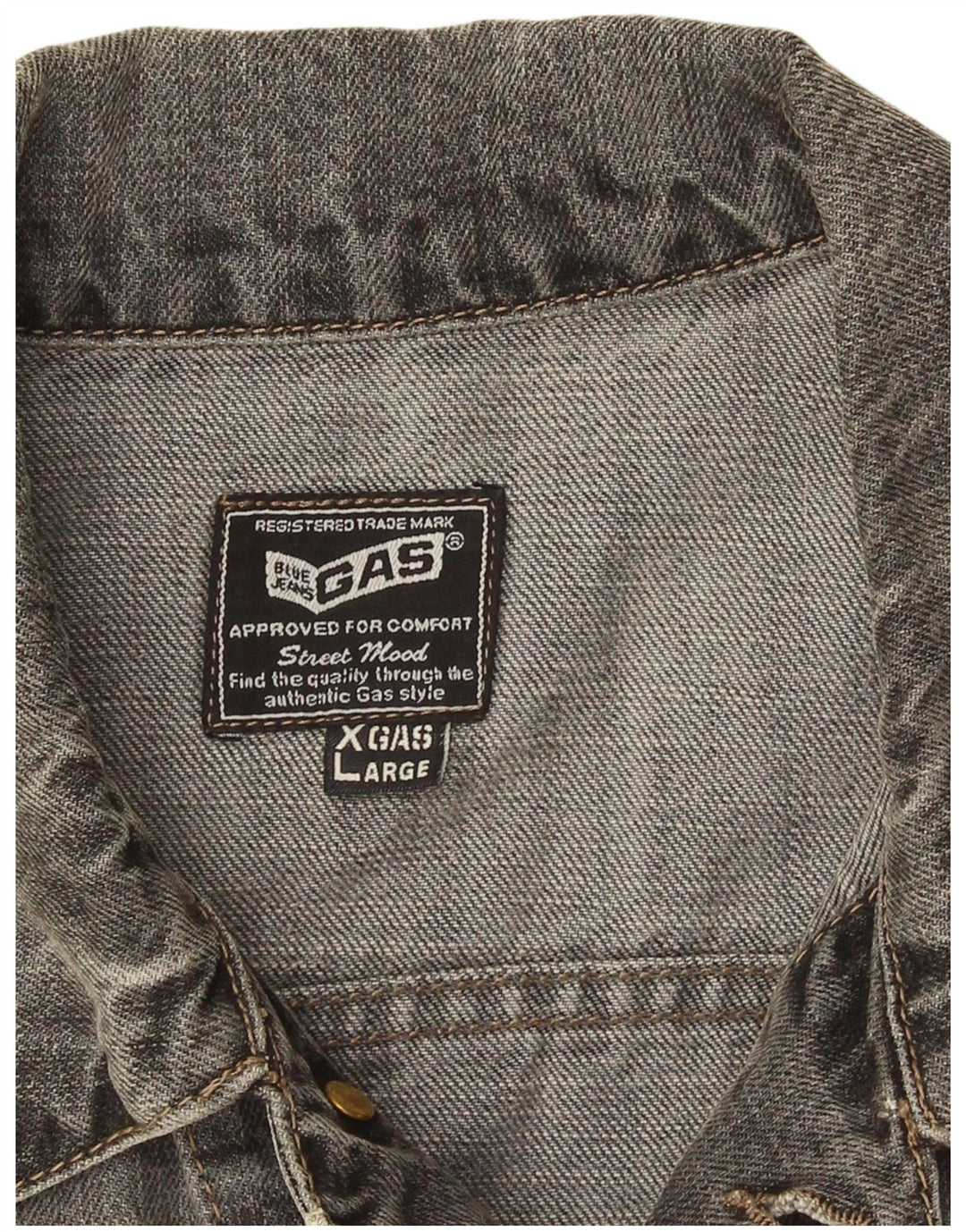 Gas Damen Jeansjacke UK 18 XL Grau