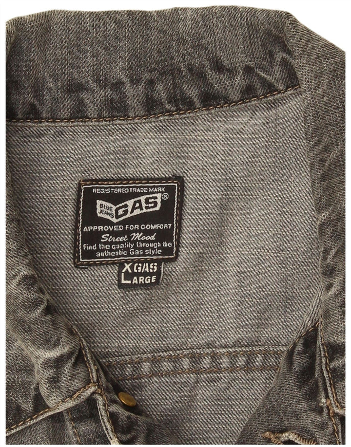 Gas Damen Jeansjacke UK 18 XL Grau
