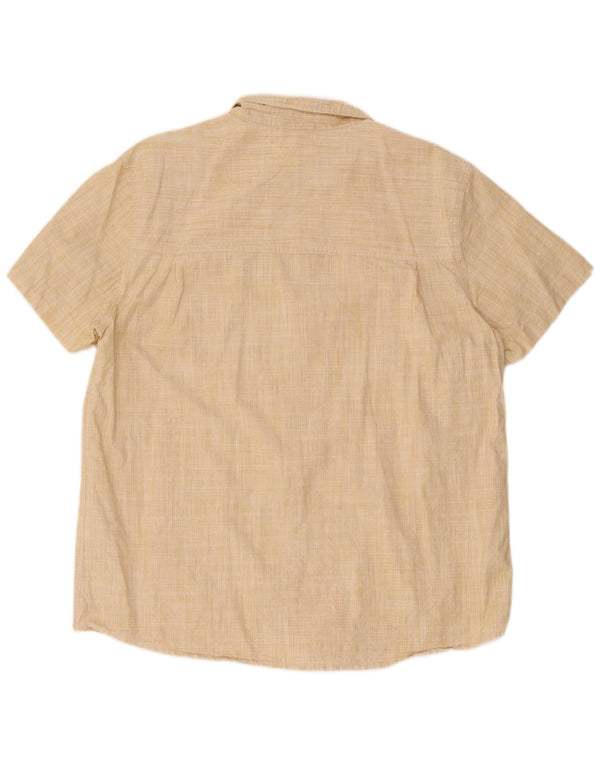 Mountain Warehouse Herren-Kurzarmhemd 2XL Beige Polyester