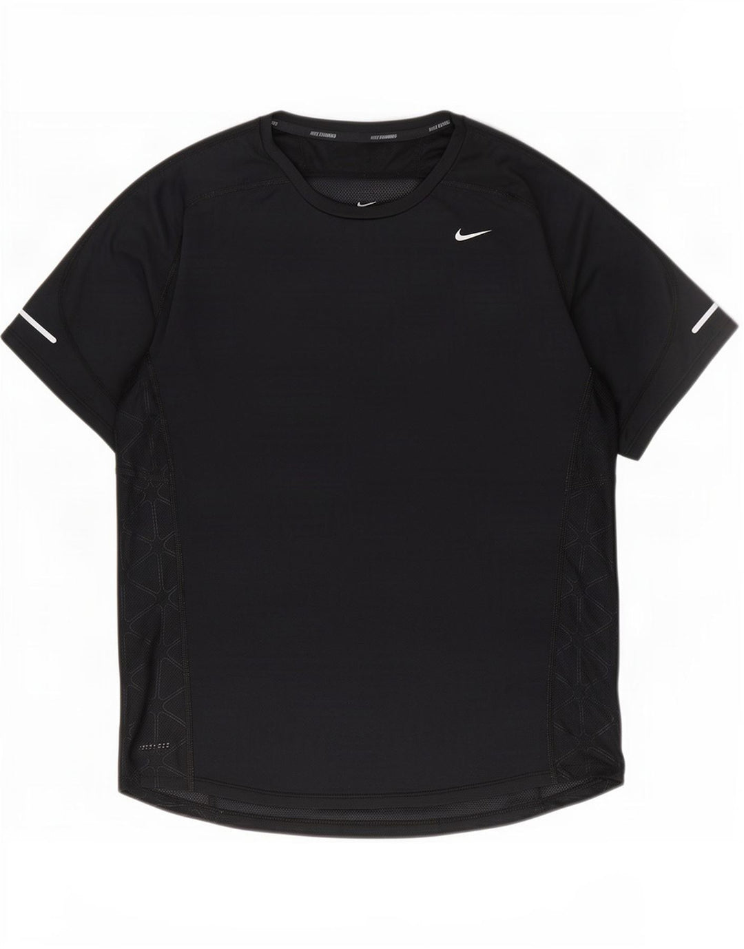 Nike Herren Dri Fit T-Shirt Top Medium Schwarz Polyester