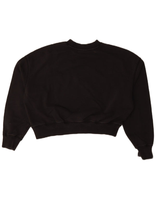 Dickies Damen-Sweatshirt mit übergroßem, bauchfreiem Grafikmuster, Gr. 14, mittelschwarz