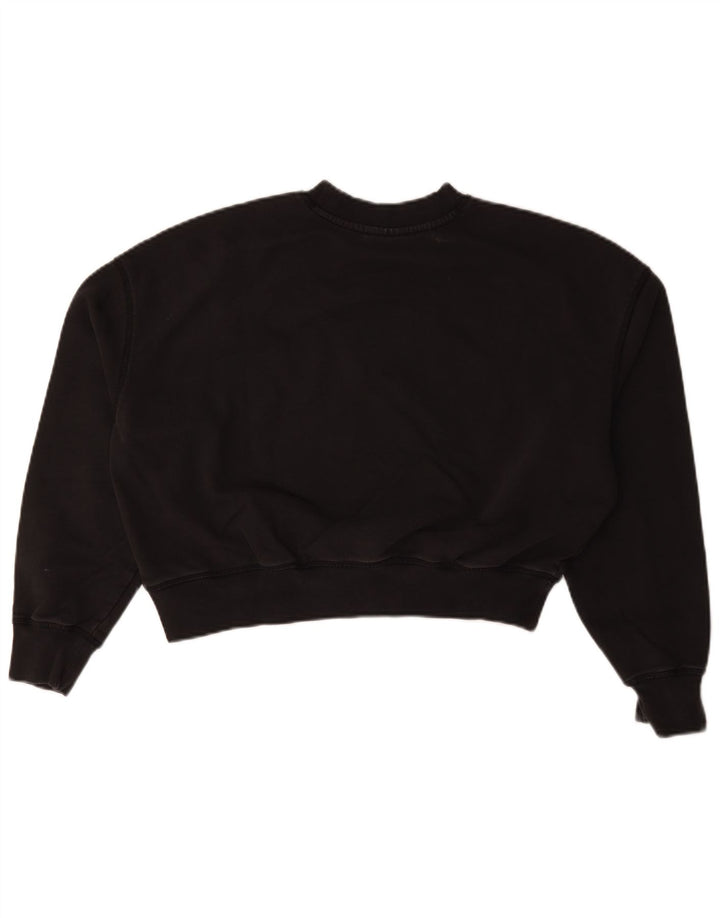 Dickies Damen-Sweatshirt mit übergroßem, bauchfreiem Grafikmuster, Gr. 14, mittelschwarz