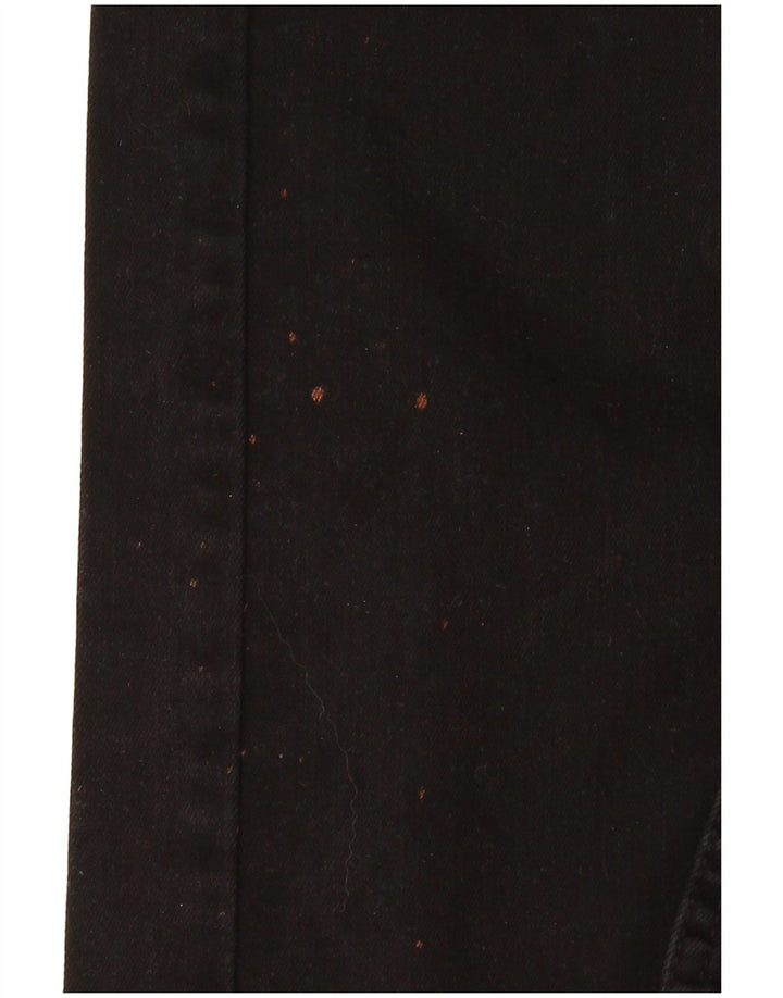 Levi's Herren 513 Slim Straight Jeans W30 L32 Schwarze Baumwolle