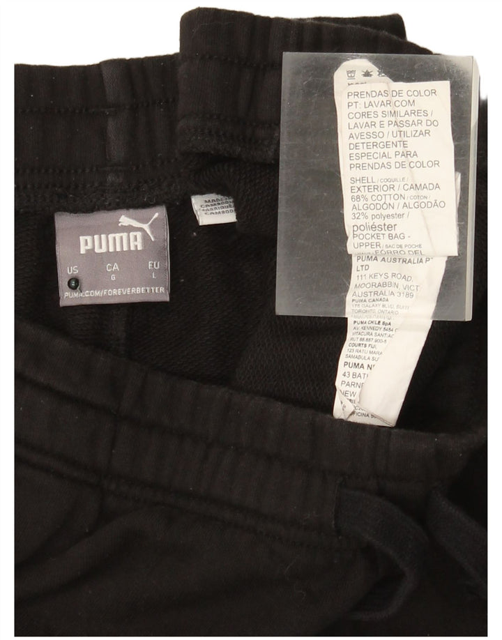 Puma Herren Graphic Sport Shorts Große schwarze Baumwolle