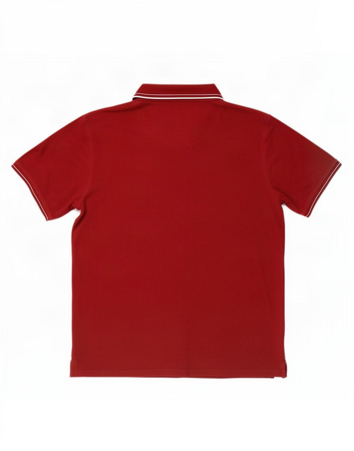 Lyle & Scott Herren Poloshirt 2XL Rote Baumwolle
