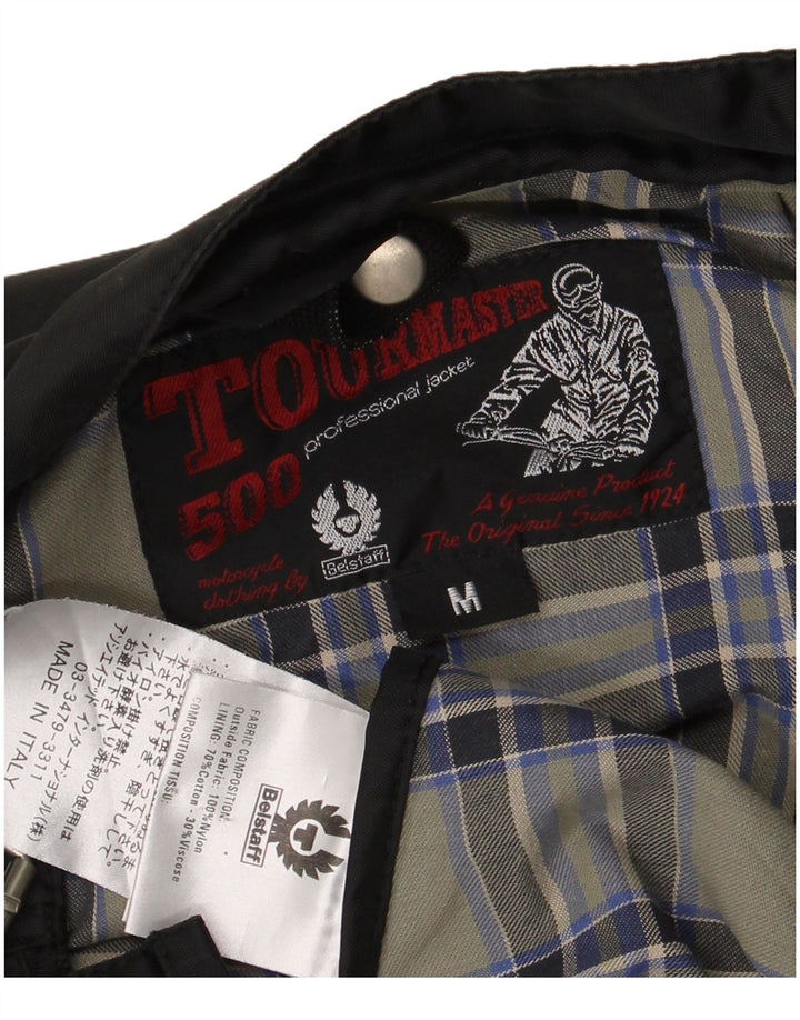 Belstaff Herren Racer Jacke UK 38 Mittelschwarzes Nylon