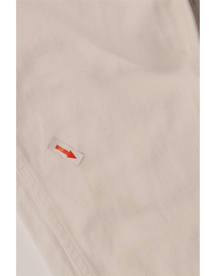 Vintage Damen Tapered Jeans IT 46 Large W30 L32 Weiß