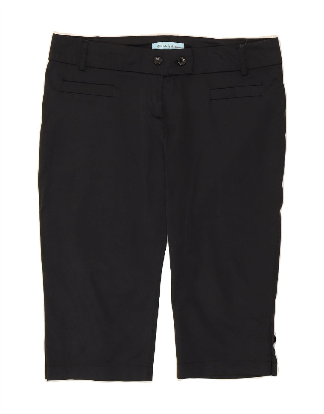 GUESS Womens Bermuda Shorts IT 46 Large W32 Black Cotton Vintage Guess and Second-Hand Guess from Messina Hembry 