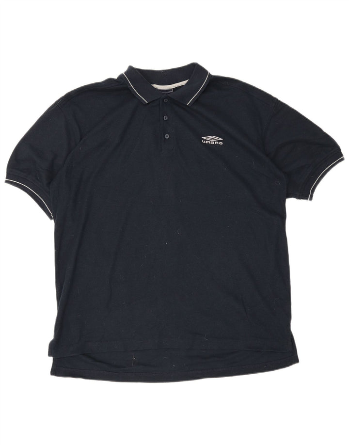 Umbro Herren-Poloshirt, großes marineblaues Polyester