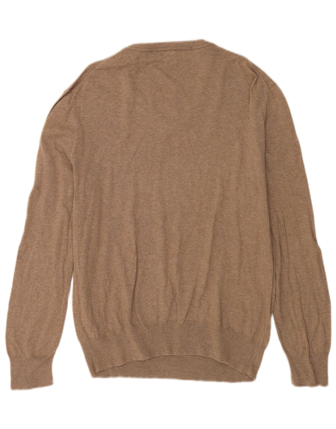 Gap Herren-Pullover mit V-Ausschnitt aus mittelbeiger Baumwolle