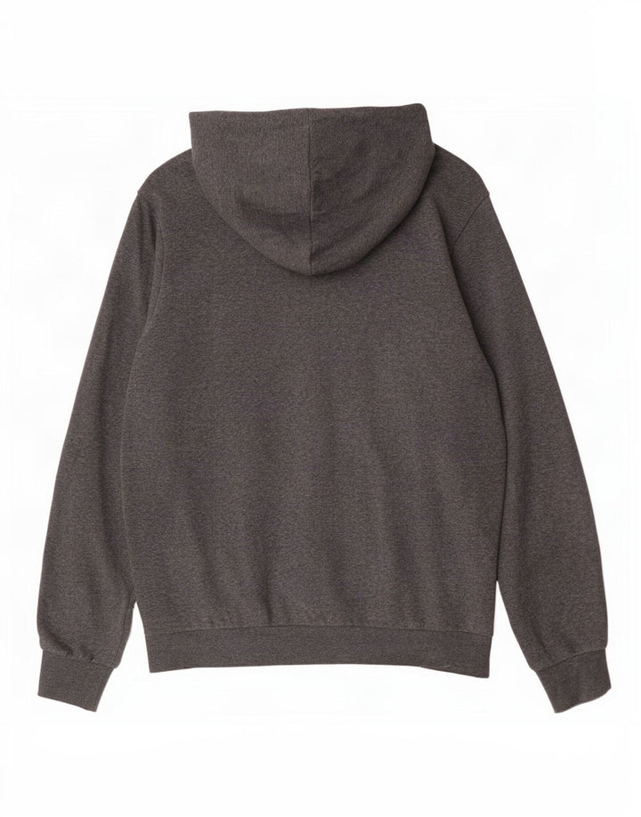 Adidas Herren-Kapuzenpullover mit Reißverschluss, groß, graue Baumwolle