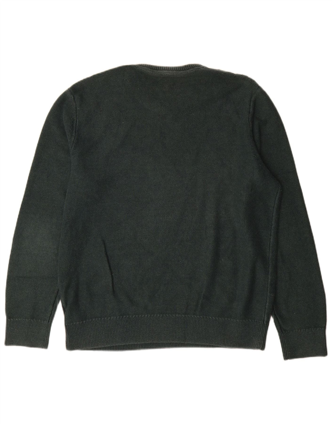 Gap Herren-Pullover mit Rundhalsausschnitt, groß, grüne Baumwolle