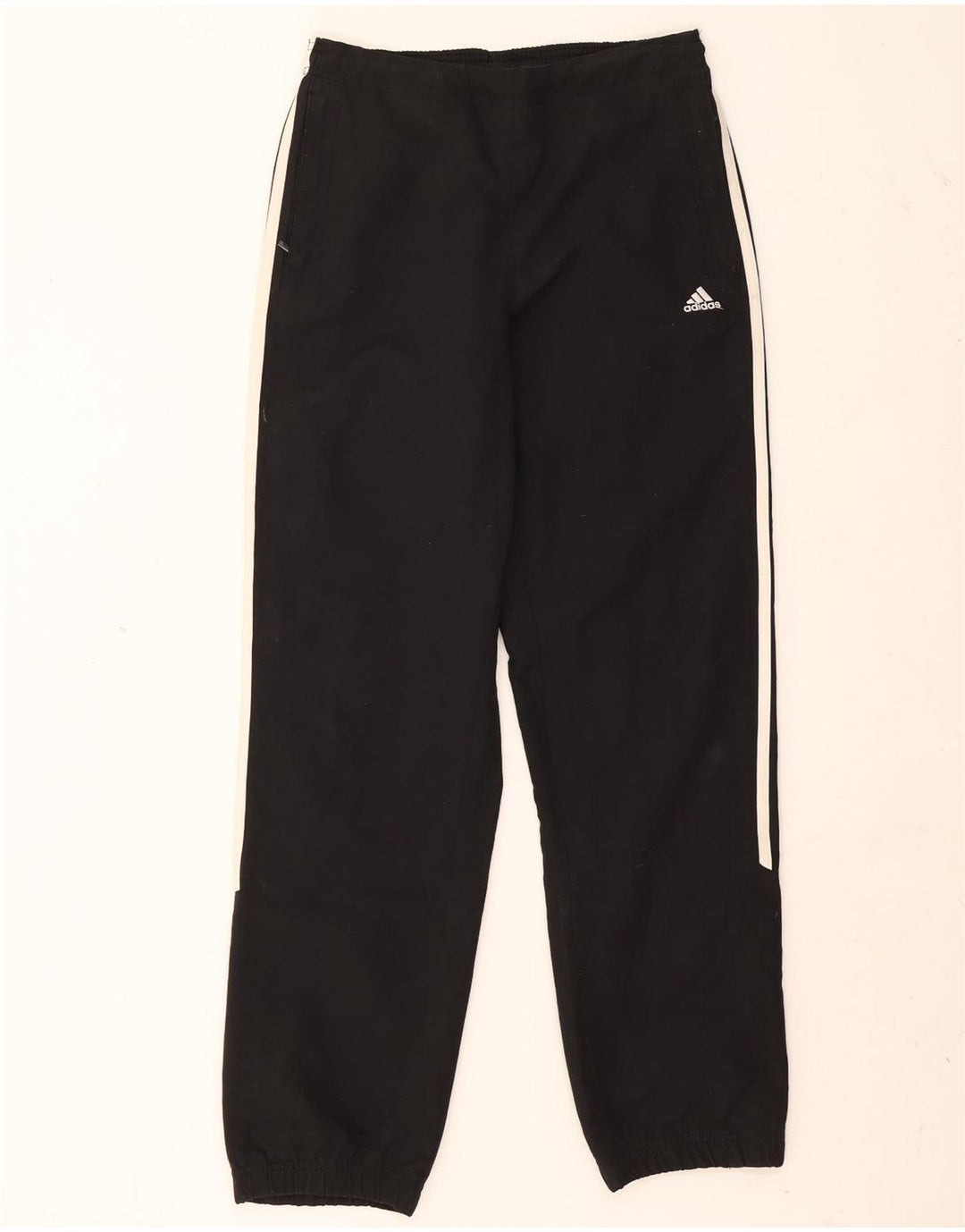 Adidas Damen Trainingshose Jogger UK 10 Small Schwarz Polyester
