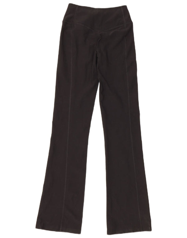 Nike Damen Dri Fit Capri Trainingshose UK 4 XS Schwarz Polyester