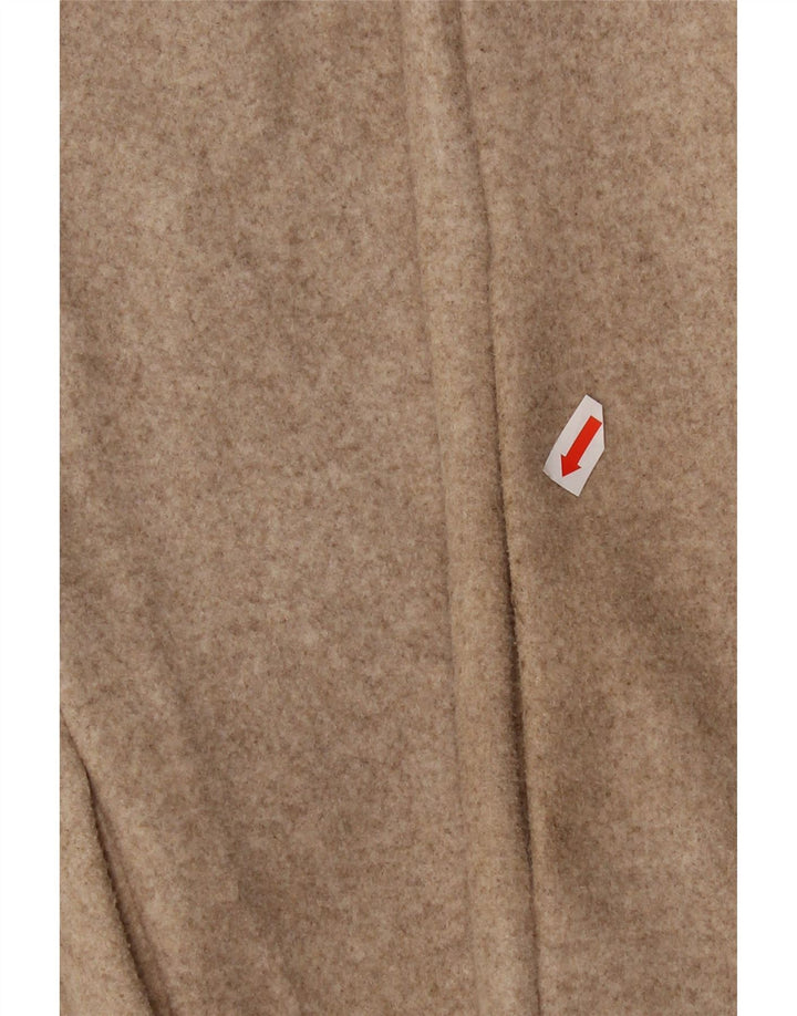 Zara Damen Mantel UK 16 Large Beige Polyester