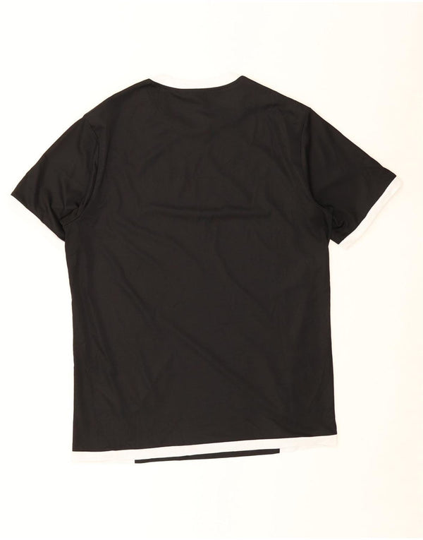 Puma Herren T-Shirt Top Medium Schwarz Colourblock
