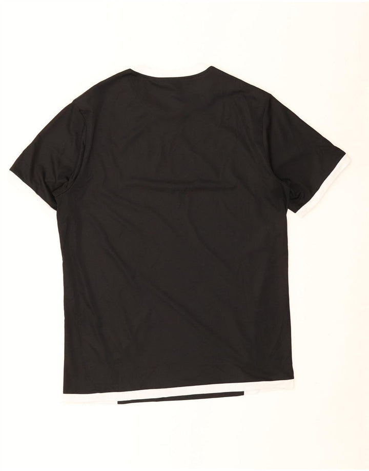 Puma Herren T-Shirt Top Medium Schwarz Colourblock