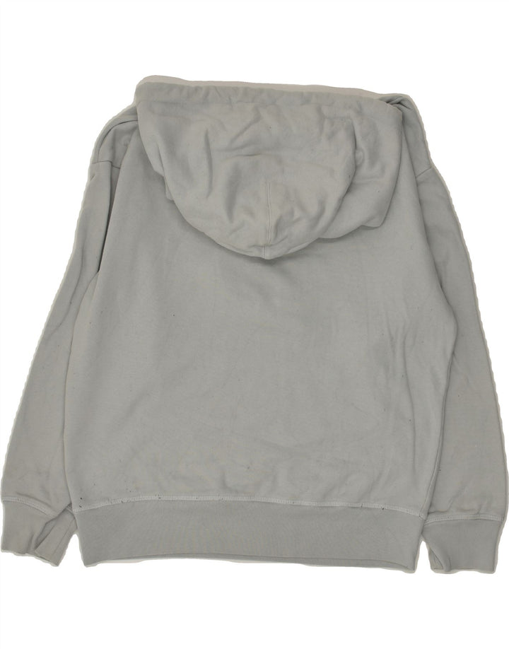 LEVI'S Womens Oversized Graphic Hoodie Jumper UK 6 XS Grey Cotton | Vintage Levi's | Thrift | Second-Hand Levi's | Used Clothing | Messina Hembry 