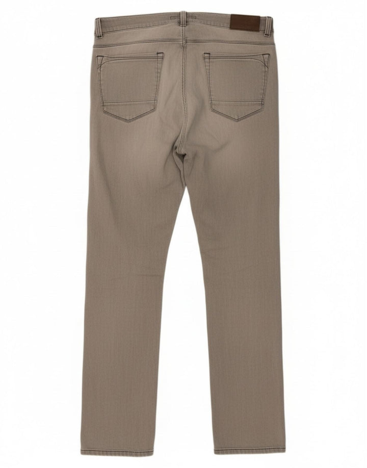 Trussardi Herren Slim Jeans W31 L33 Graue Baumwolle