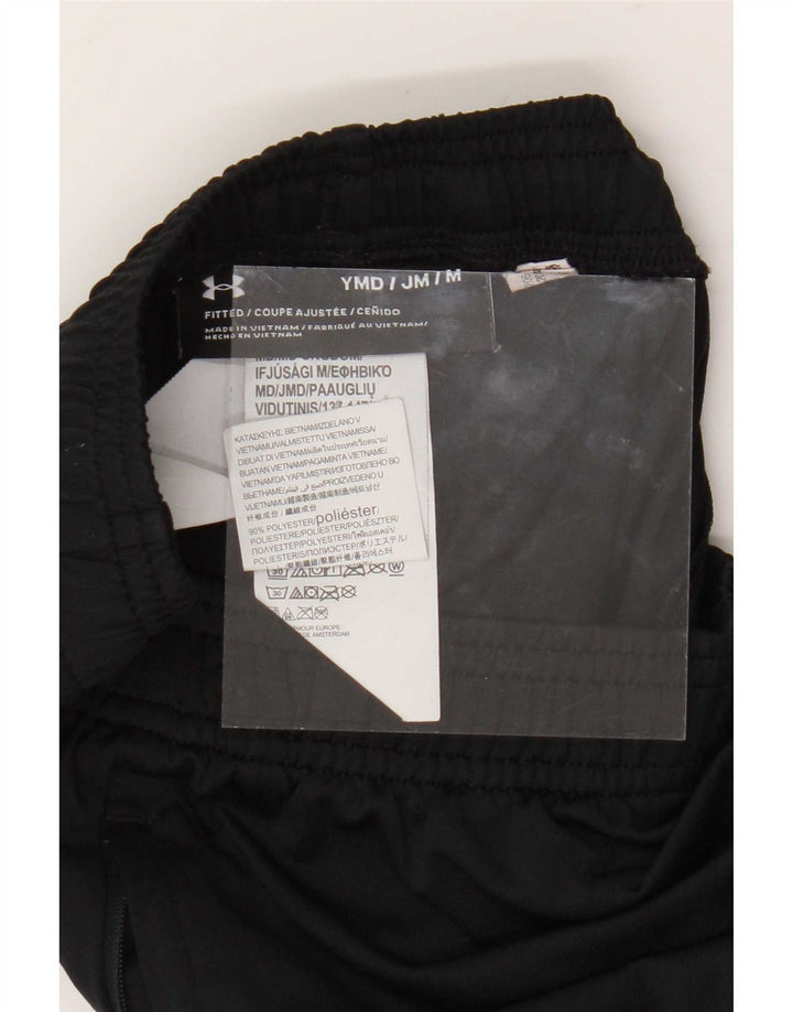 Under Armour Jungen-Trainingshose, 9–10 Jahre, mittelschwarzes Polyester