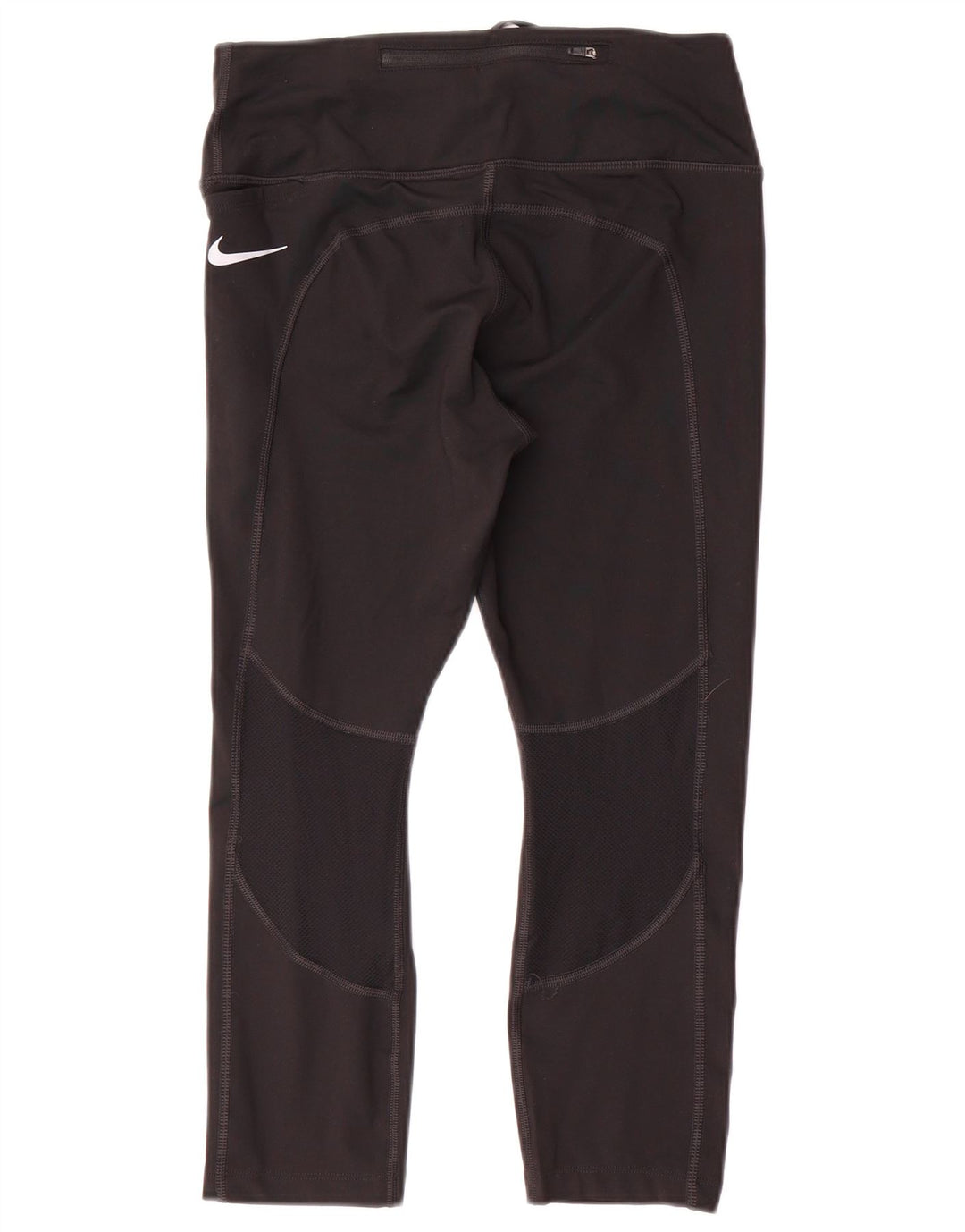 Nike Damen Dri Fit Capri-Leggings UK 14 Mittelschwarzes Polyester