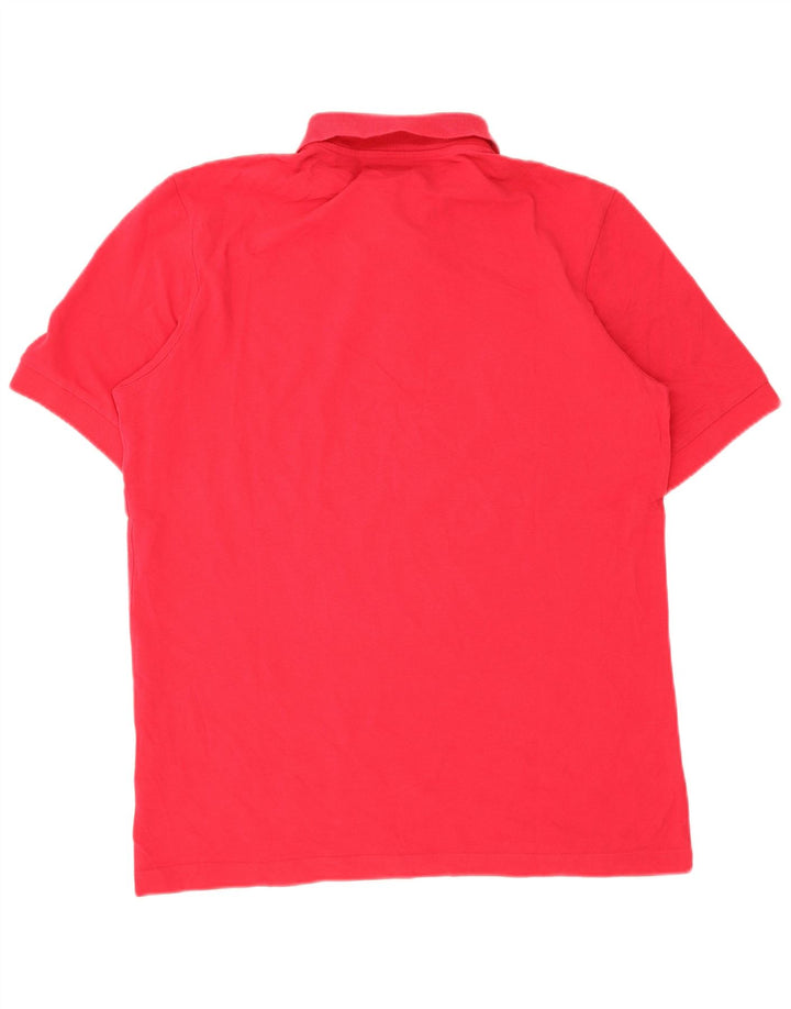 Kappa Herren-Poloshirt, groß, rosa Baumwolle