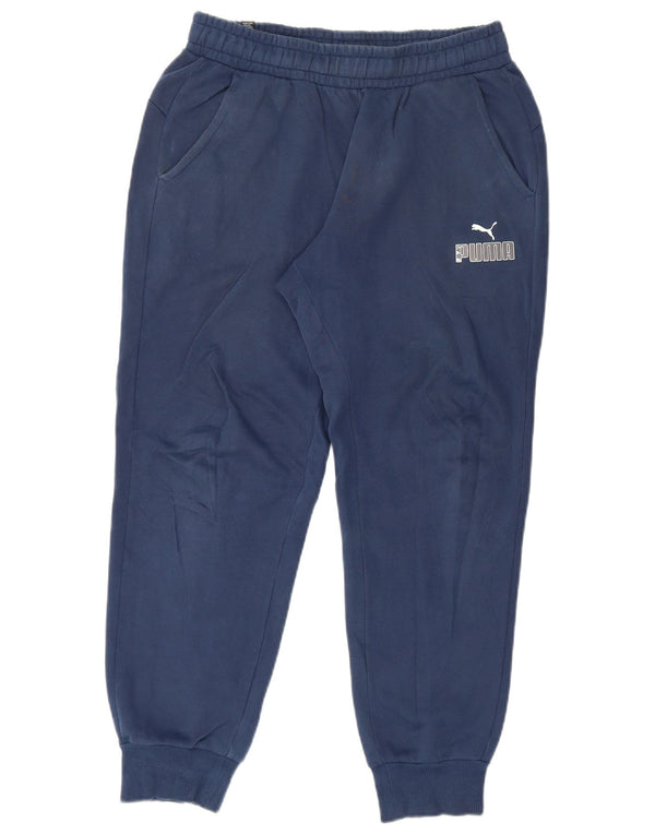 Puma Herren-Trainingshose mit Grafik, mittelgroß, Marineblau
