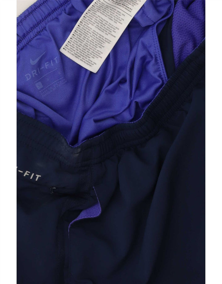 Nike Herren Dri Fit Sportshorts, groß, lila, Farbblock-Polyester