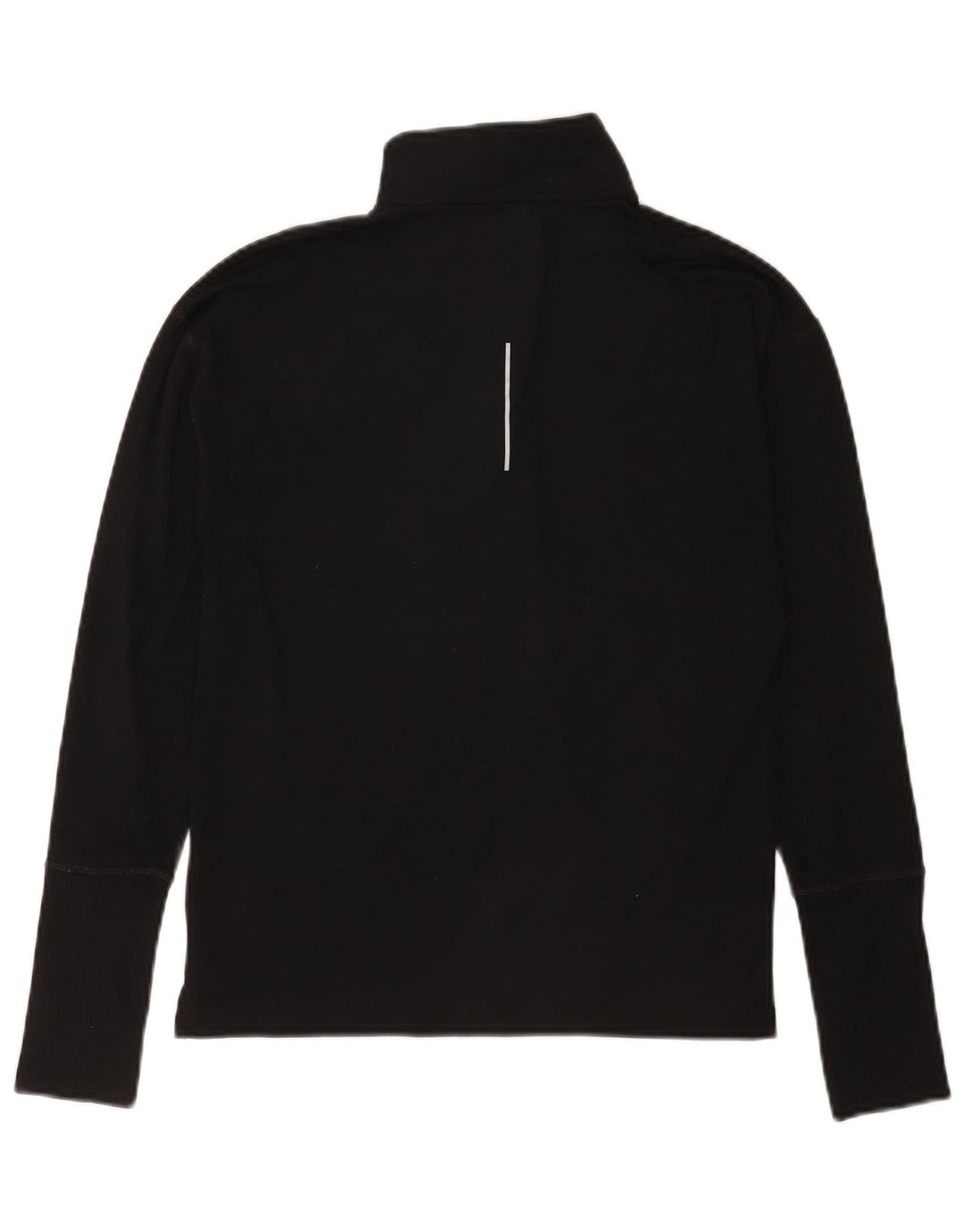 Nike Herren Dri Fit Zip Neck Top Langarm XS Schwarz