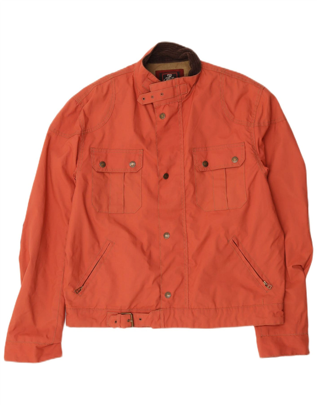 Warren Webber Herren Utility Jacke UK 44 2XL Orange Nylon