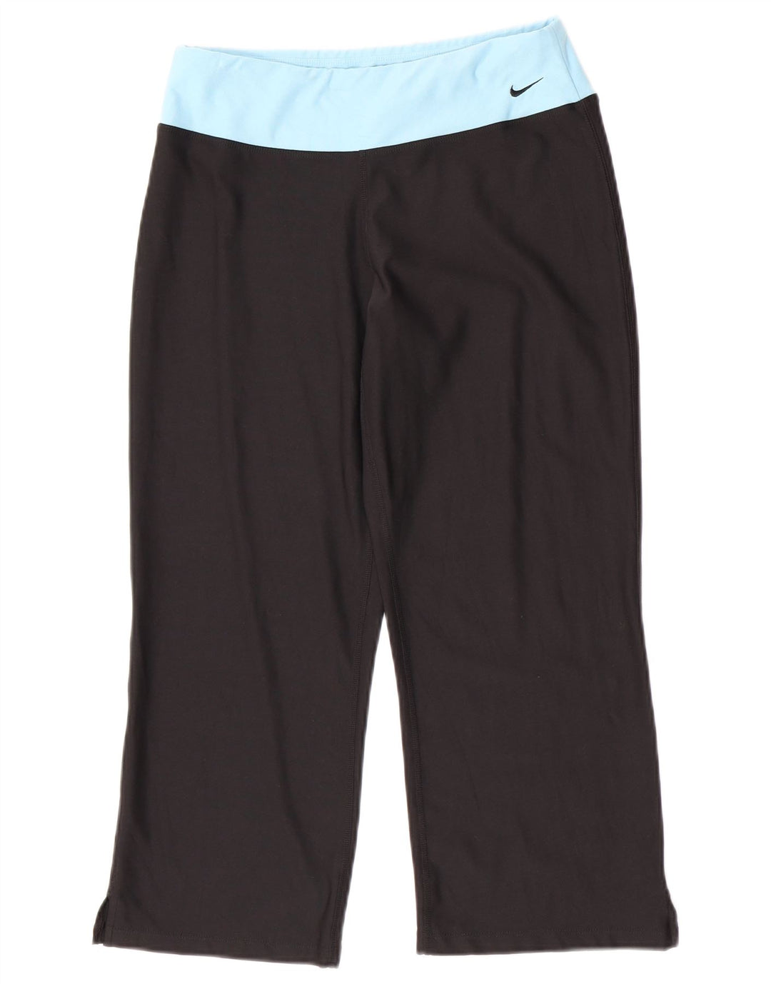 Nike Damen Capri-Leggings UK 8/10 Mittelschwarzes Polyester