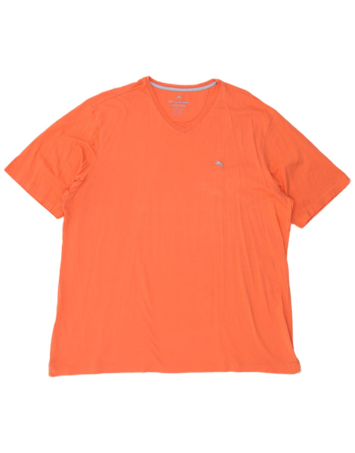 TOMMY BAHAMA Herren T-Shirt Top 3XL Orange Baumwolle