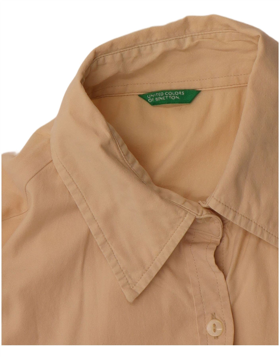 Benetton Damen-Hemd UK 12 Medium Beige
