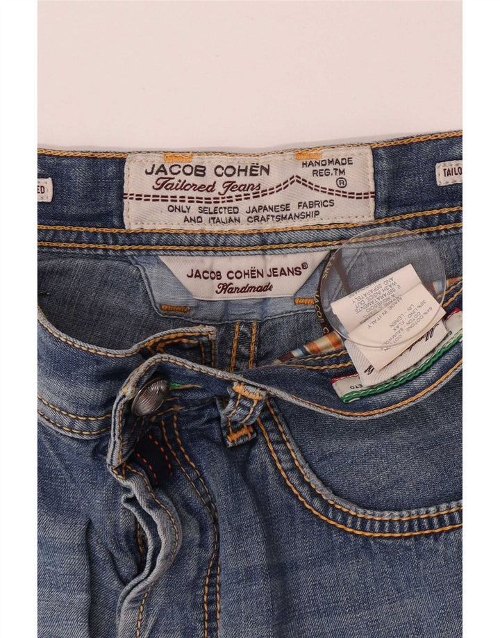 Jack & Jones Herren-Jeansshorts, normal, W32, mittelblaue Baumwolle