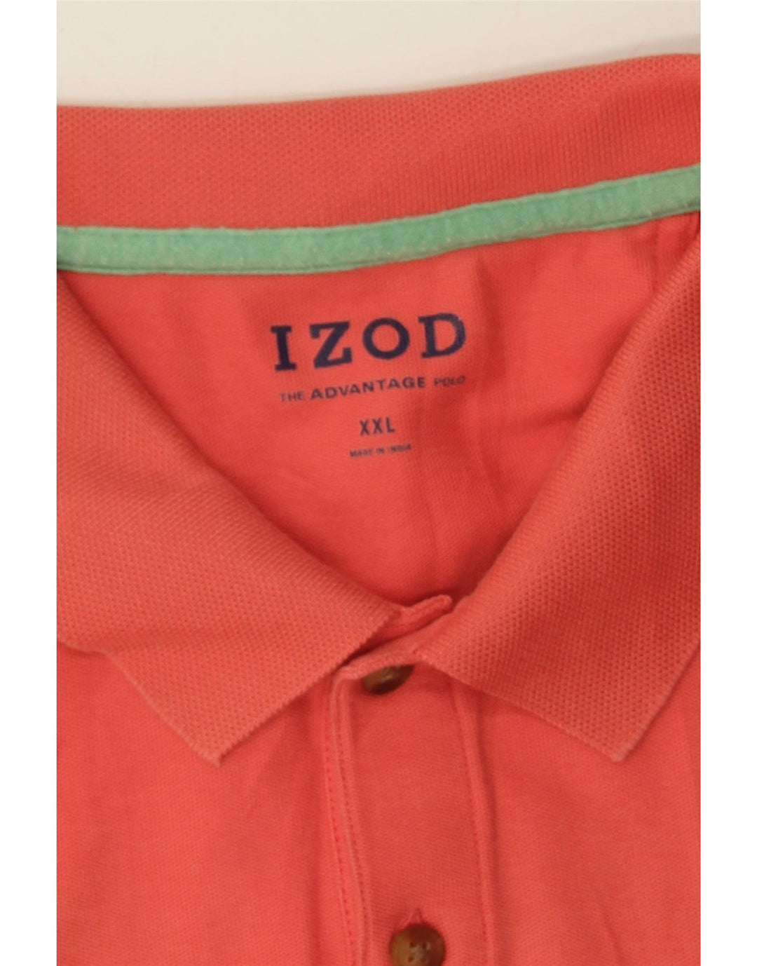IZOD Mens Polo Shirt 2XL Orange Vintage Izod and Second-Hand Izod from Messina Hembry 