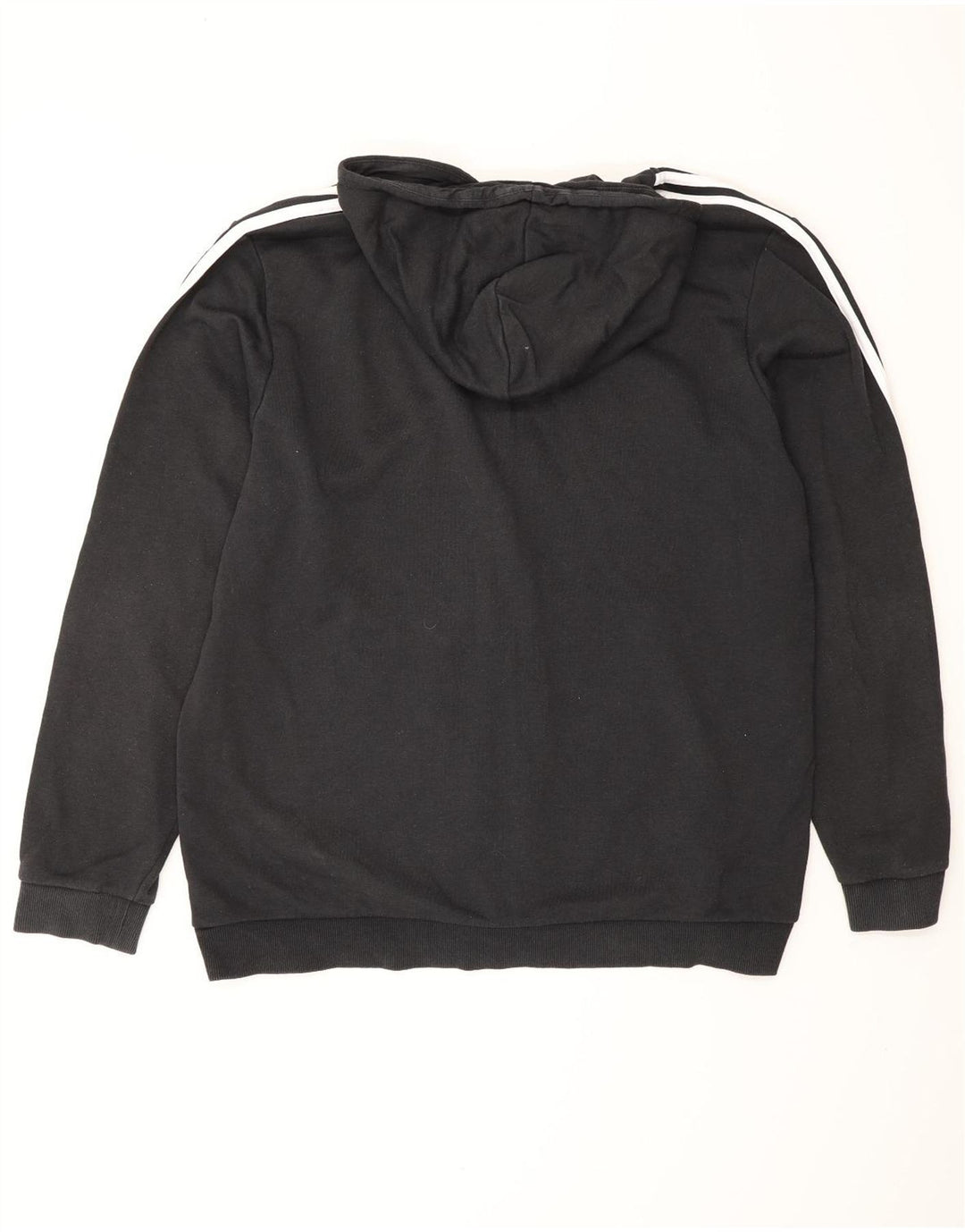 ADIDAS Herren Zip Hoodie Pullover XL Schwarz Baumwolle