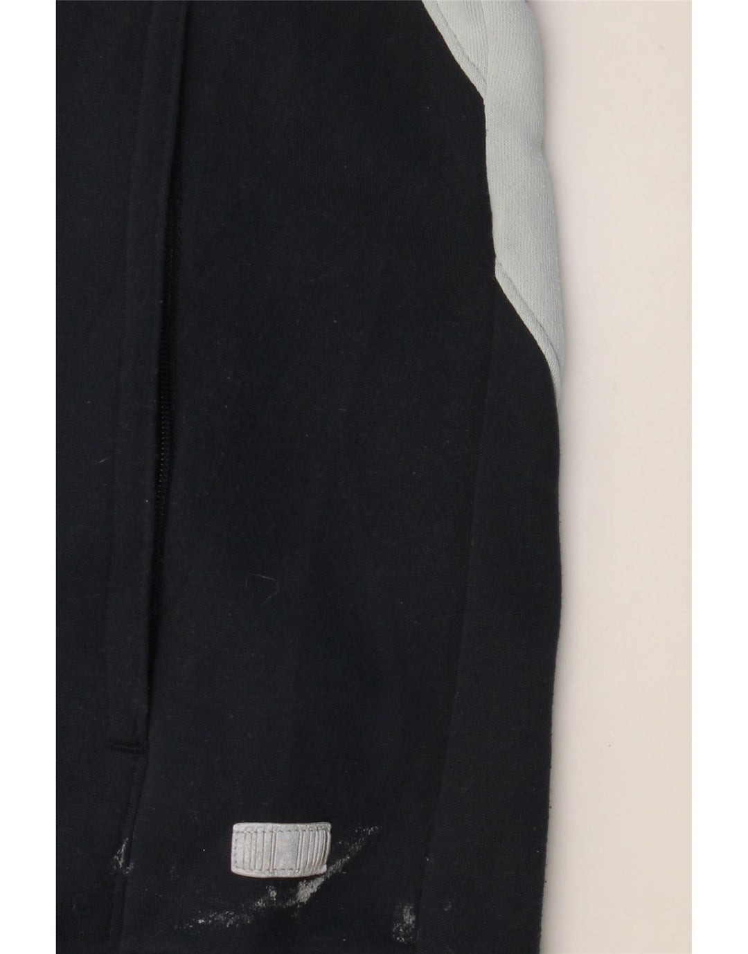 ADIDAS Herren-Trainingsanzug-Top-Jacke, großes marineblaues Farbblock-Polyester